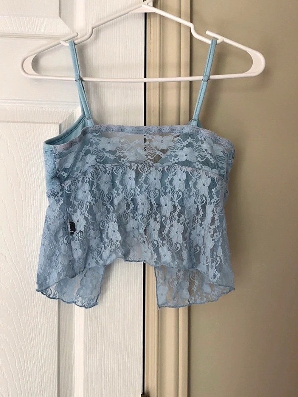 SHEIN Blue Lace Cami Size Small Like New - Picture 2 of 3